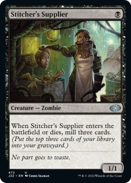 Image for Stitcher's Supplier (472) (472) [Jumpstart 2022] - Magic: The Gathering