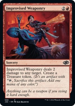 Image for Improvised Weaponry (558) [Jumpstart 2022] - Magic: The Gathering