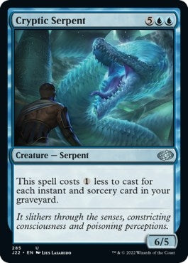 Image for Cryptic Serpent (285) [Jumpstart 2022] - Magic: The Gathering