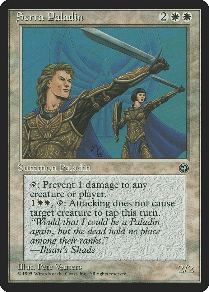 Image for Serra Paladin [Homelands] - Magic: The Gathering