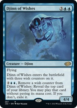 Image for Djinn of Wishes (287) [Jumpstart 2022] - Magic: The Gathering