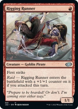 Image for Rigging Runner (81) [Jumpstart 2022] - Magic: The Gathering