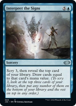 Image for Interpret the Signs (309) [Jumpstart 2022] - Magic: The Gathering