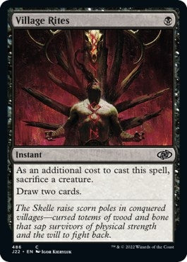 Image for Village Rites (486) [Jumpstart 2022] - Magic: The Gathering