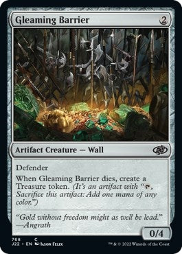 Image for Gleaming Barrier (768) [Jumpstart 2022] - Magic: The Gathering