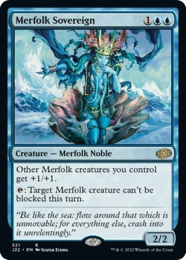 Image for Merfolk Sovereign (321) [Jumpstart 2022] - Magic: The Gathering
