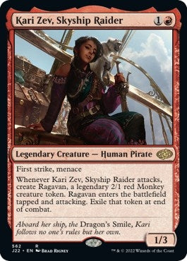 Image for Kari Zev, Skyship Raider (562) [Jumpstart 2022] - Magic: The Gathering