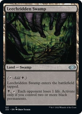 Image for Leechridden Swamp (137) [Jumpstart 2022] - Magic: The Gathering