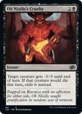 Image for Ob Nixilis's Cruelty (451) [Jumpstart 2022] - Magic: The Gathering