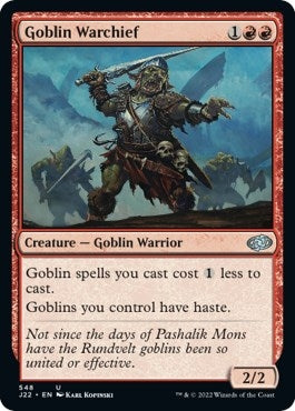 Image for Goblin Warchief (548) [Jumpstart 2022] - Magic: The Gathering