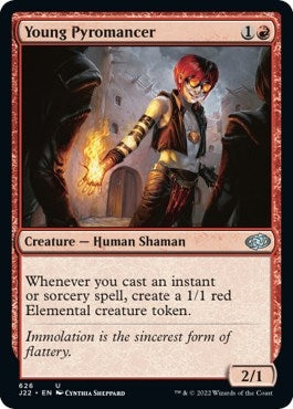 Image for Young Pyromancer (626) [Jumpstart 2022] - Magic: The Gathering