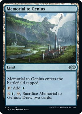 Image for Memorial to Genius (815) [Jumpstart 2022] - Magic: The Gathering