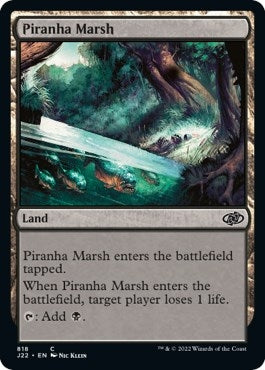 Image for Piranha Marsh (818) [Jumpstart 2022] - Magic: The Gathering