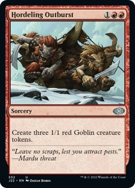 Image for Hordeling Outburst (552) [Jumpstart 2022] - Magic: The Gathering