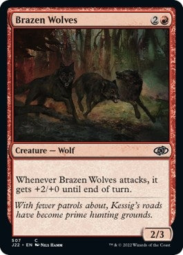 Image for Brazen Wolves (507) [Jumpstart 2022] - Magic: The Gathering
