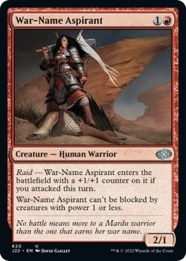 Image for War-Name Aspirant (620) [Jumpstart 2022] - Magic: The Gathering