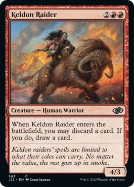 Image for Keldon Raider (563) [Jumpstart 2022] - Magic: The Gathering