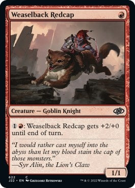 Image for Weaselback Redcap (622) [Jumpstart 2022] - Magic: The Gathering