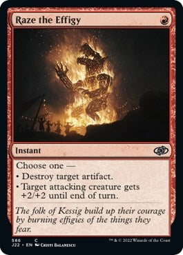 Image for Raze the Effigy (586) [Jumpstart 2022] - Magic: The Gathering