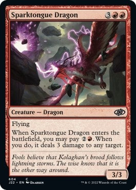 Image for Sparktongue Dragon (604) [Jumpstart 2022] - Magic: The Gathering