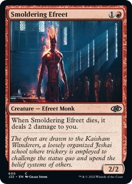 Image for Smoldering Efreet (600) [Jumpstart 2022] - Magic: The Gathering