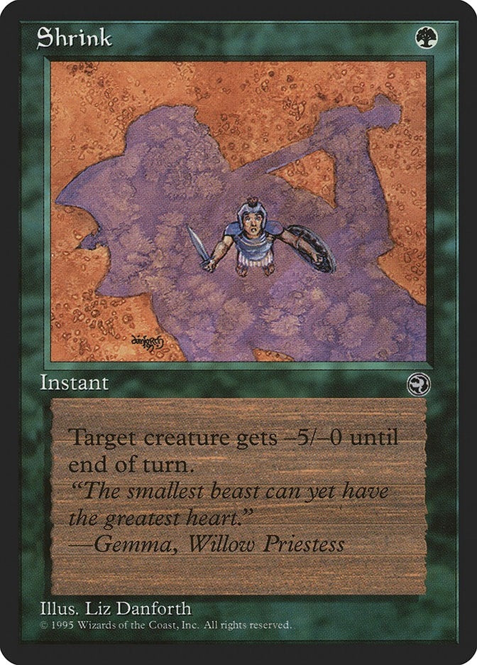 Image for Shrink (97) [Homelands] - Magic: The Gathering