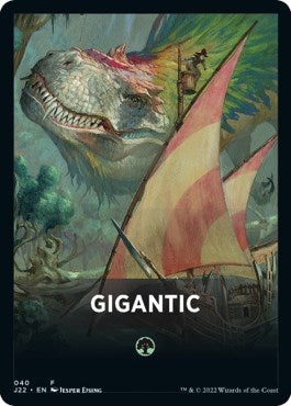 Image for Gigantic Theme Card (40) [Jumpstart 2022] - Magic: The Gathering