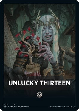 Image for Unlucky Thirteen Theme Card (26) [Jumpstart 2022] - Magic: The Gathering