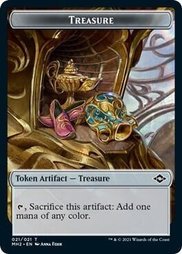 Image for Treasure // Insect Double-sided Token (Secret Lair) (21 // 18) [Unique and Miscellaneous Promos] - Magic: The Gathering
