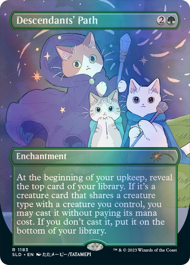 Image for Descendants' Path (1183) [Secret Lair Drop Series] - Magic: The Gathering