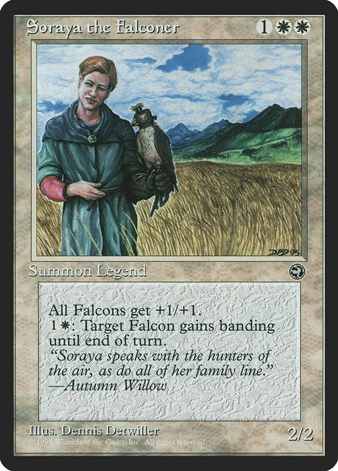 Image for Soraya the Falconer [Homelands] - Magic: The Gathering