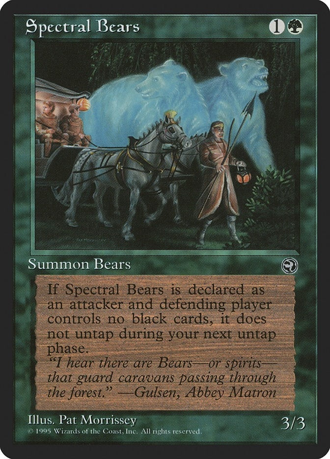 Image for Spectral Bears [Homelands] - Magic: The Gathering