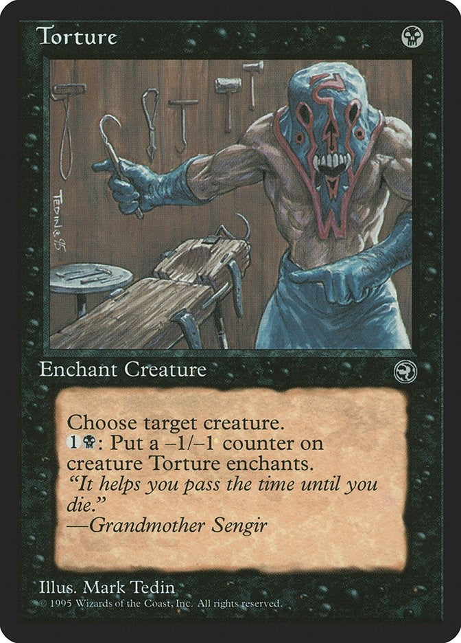 Image for Torture (59) [Homelands] - Magic: The Gathering
