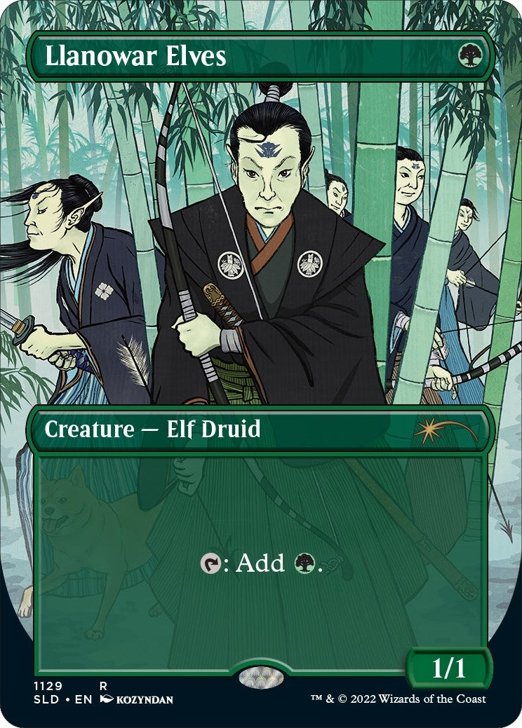 Image for Llanowar Elves (1129) (1129) [Secret Lair Drop Series] - Magic: The Gathering