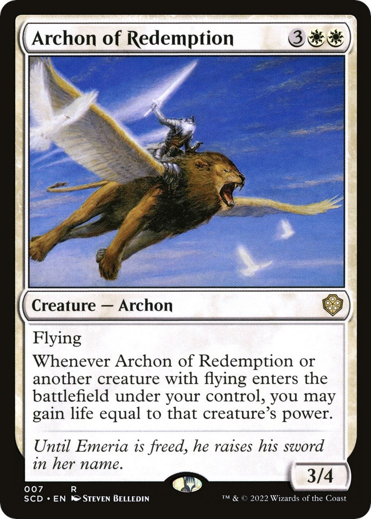 Image for Archon of Redemption (7) [Starter Commander Decks] - Magic: The Gathering