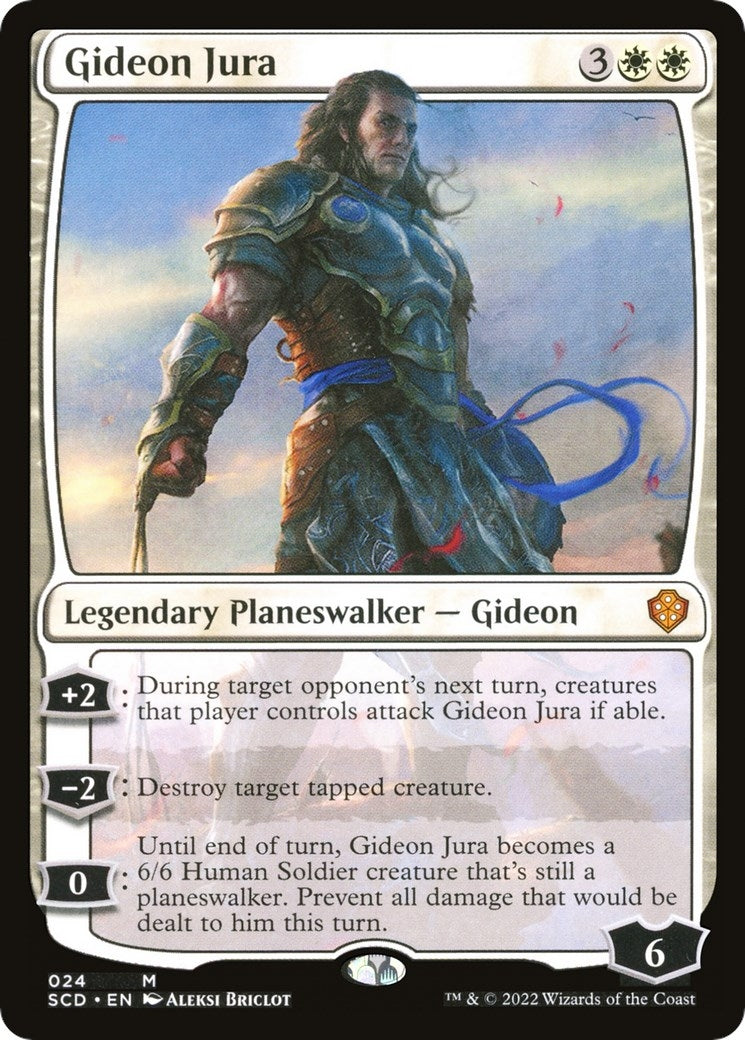 Image for Gideon Jura (24) [Starter Commander Decks] - Magic: The Gathering