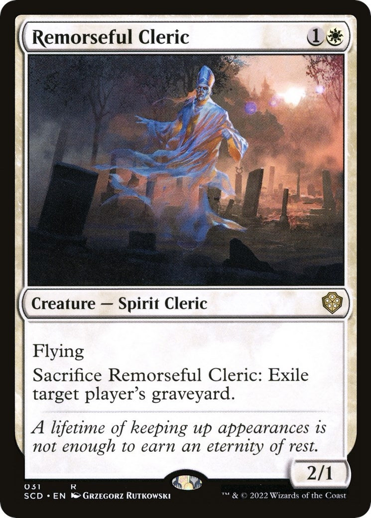 Image for Remorseful Cleric (31) [Starter Commander Decks] - Magic: The Gathering