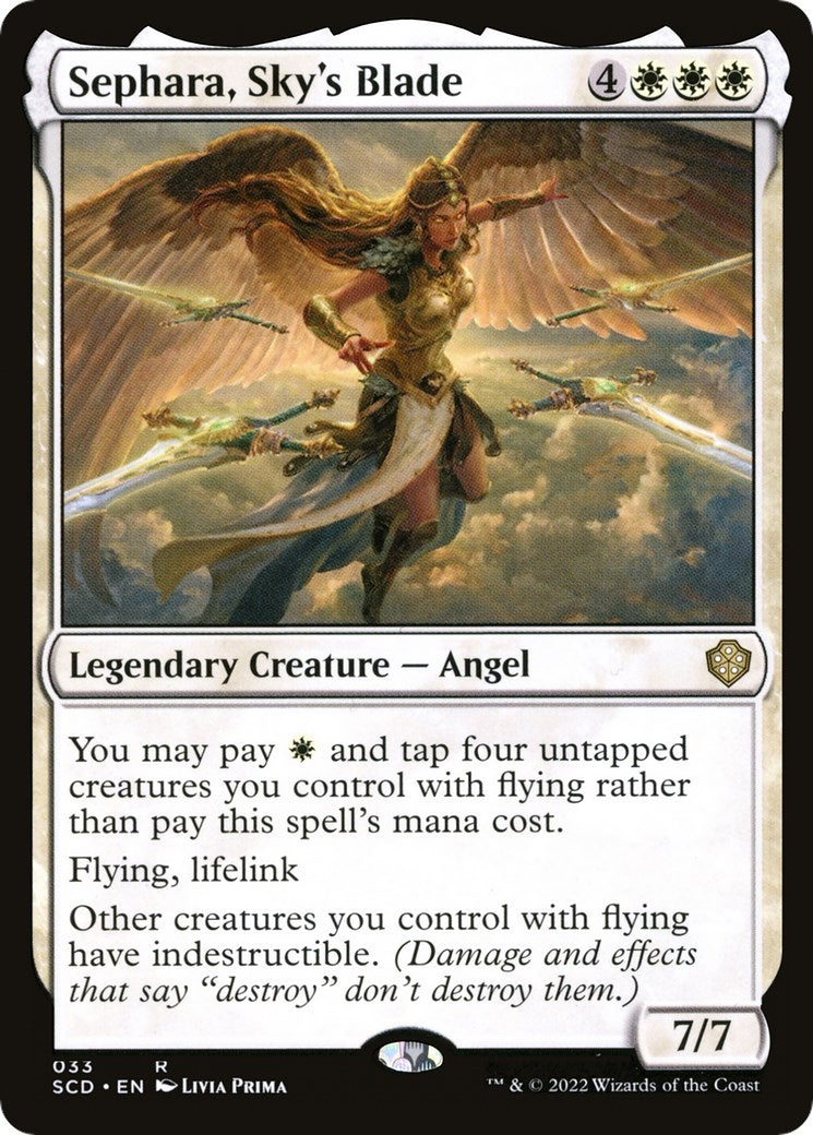 Image for Sephara, Sky's Blade (33) [Starter Commander Decks] - Magic: The Gathering