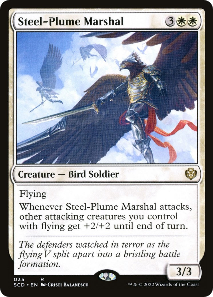 Image for Steel-Plume Marshal (35) [Starter Commander Decks] - Magic: The Gathering