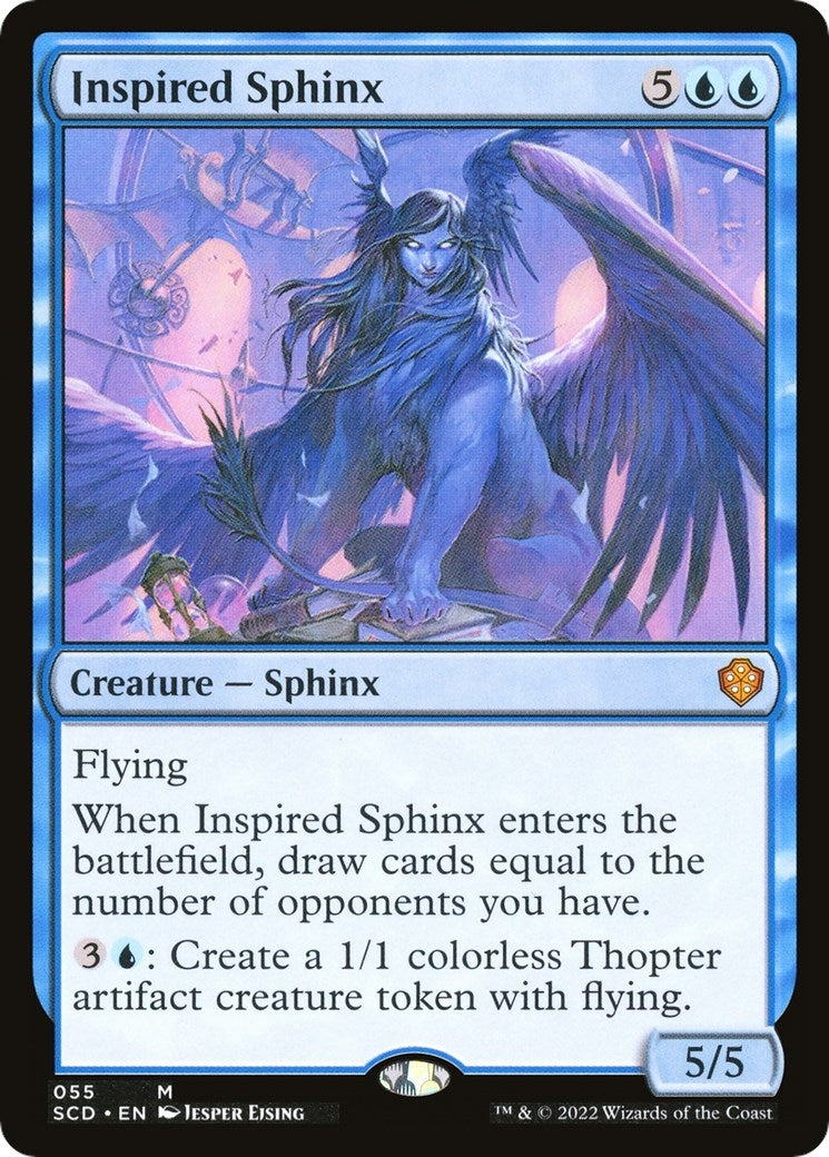 Image for Inspired Sphinx (55) [Starter Commander Decks] - Magic: The Gathering