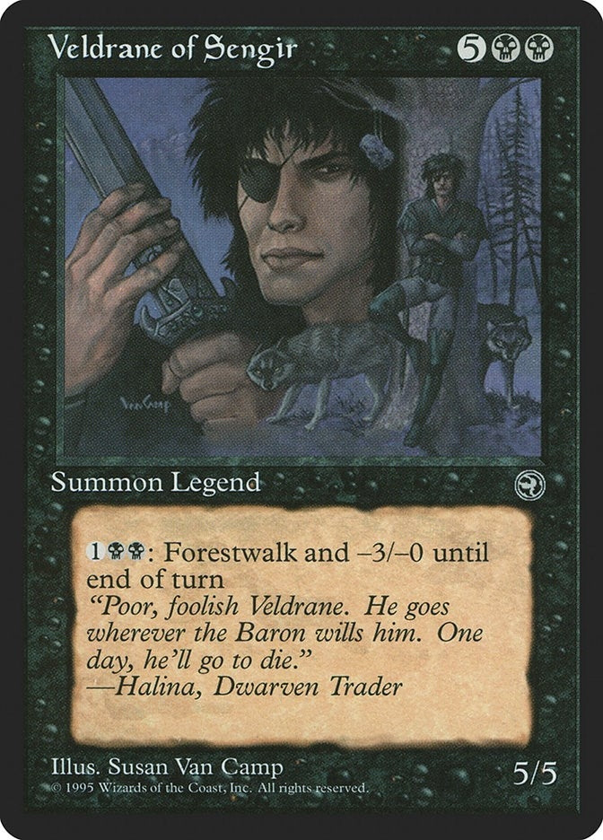 Image for Veldrane of Sengir [Homelands] - Magic: The Gathering