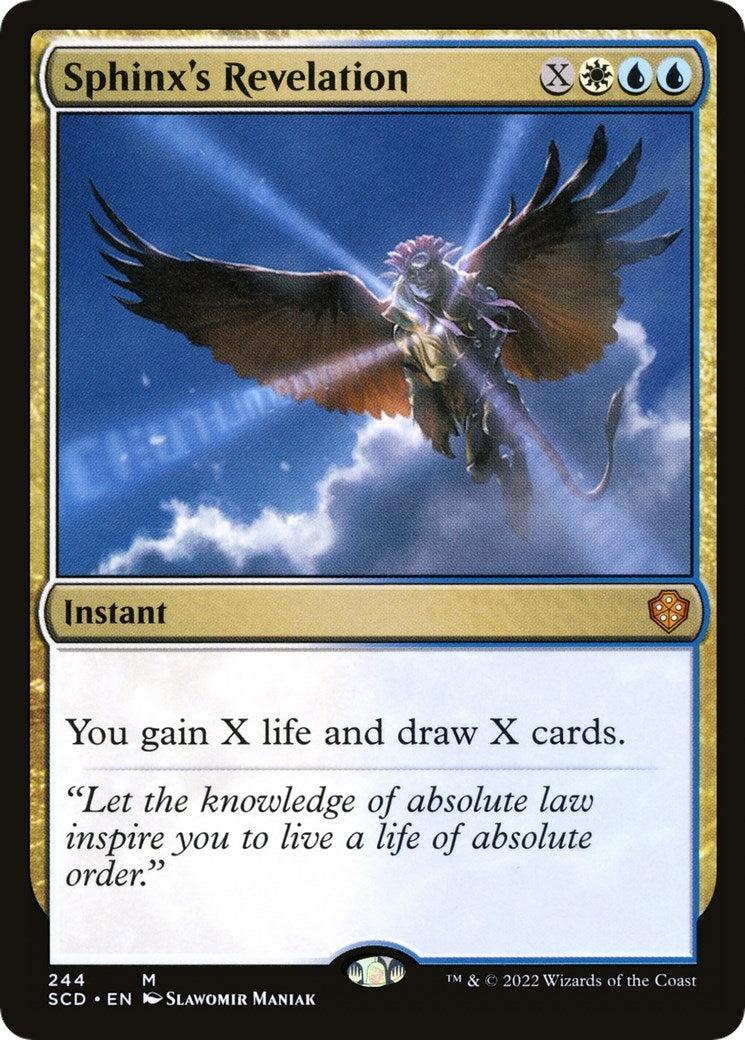 Image for Sphinx's Revelation (244) [Starter Commander Decks] - Magic: The Gathering