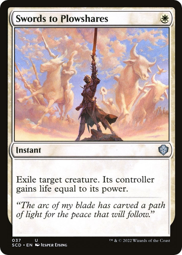 Image for Swords to Plowshares (37) [Starter Commander Decks] - Magic: The Gathering