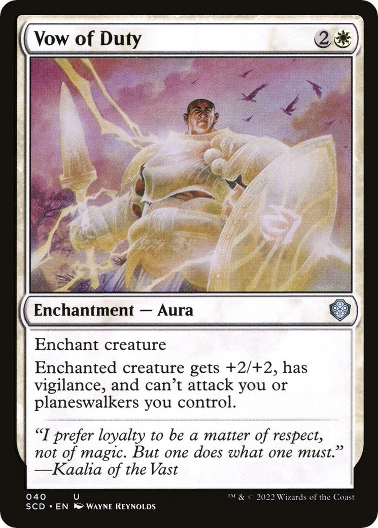 Image for Vow of Duty (40) [Starter Commander Decks] - Magic: The Gathering
