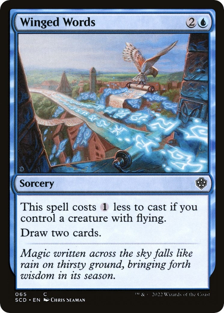 Image for Winged Words (65) [Starter Commander Decks] - Magic: The Gathering