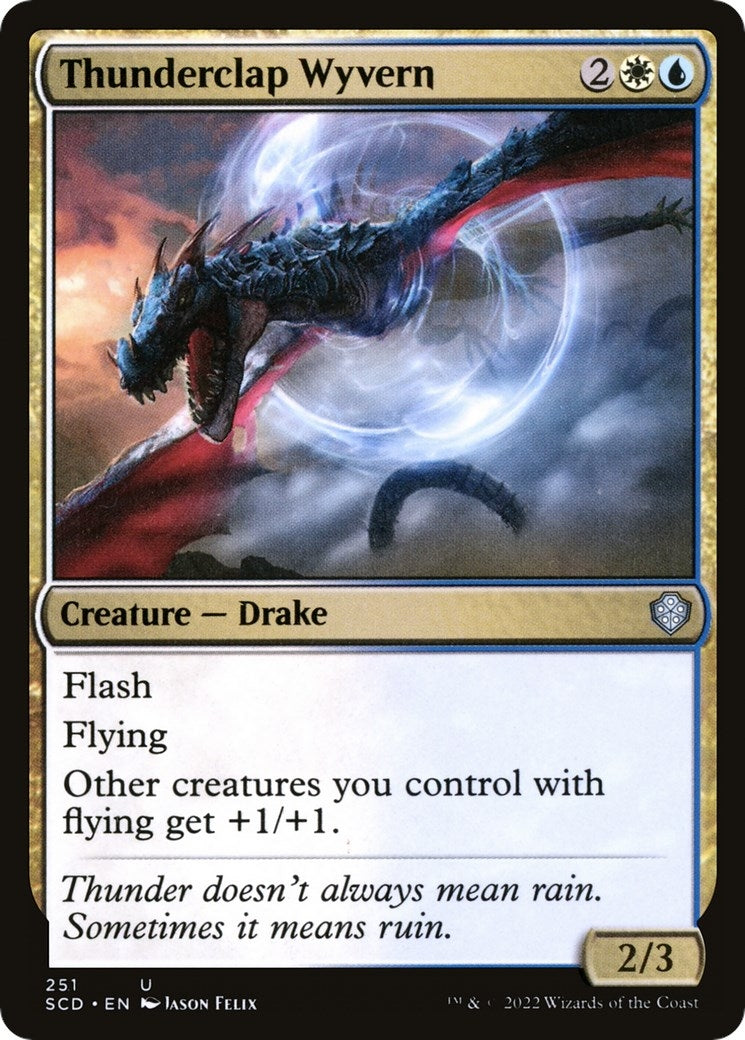 Image for Thunderclap Wyvern (251) [Starter Commander Decks] - Magic: The Gathering