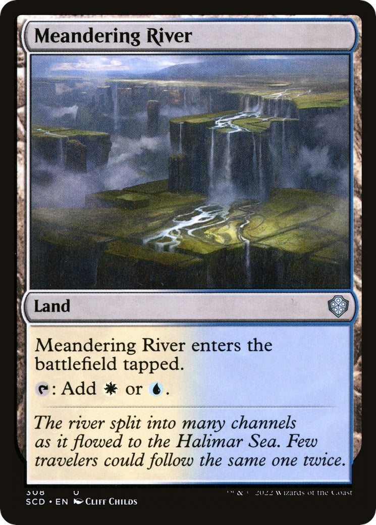 Image for Meandering River (308) [Starter Commander Decks] - Magic: The Gathering