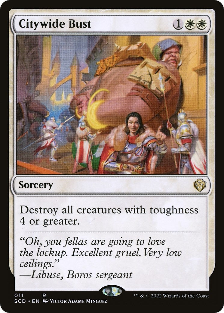 Image for Citywide Bust (11) [Starter Commander Decks] - Magic: The Gathering
