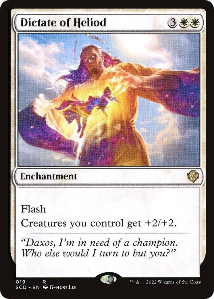 Image for Dictate of Heliod (19) [Starter Commander Decks] - Magic: The Gathering