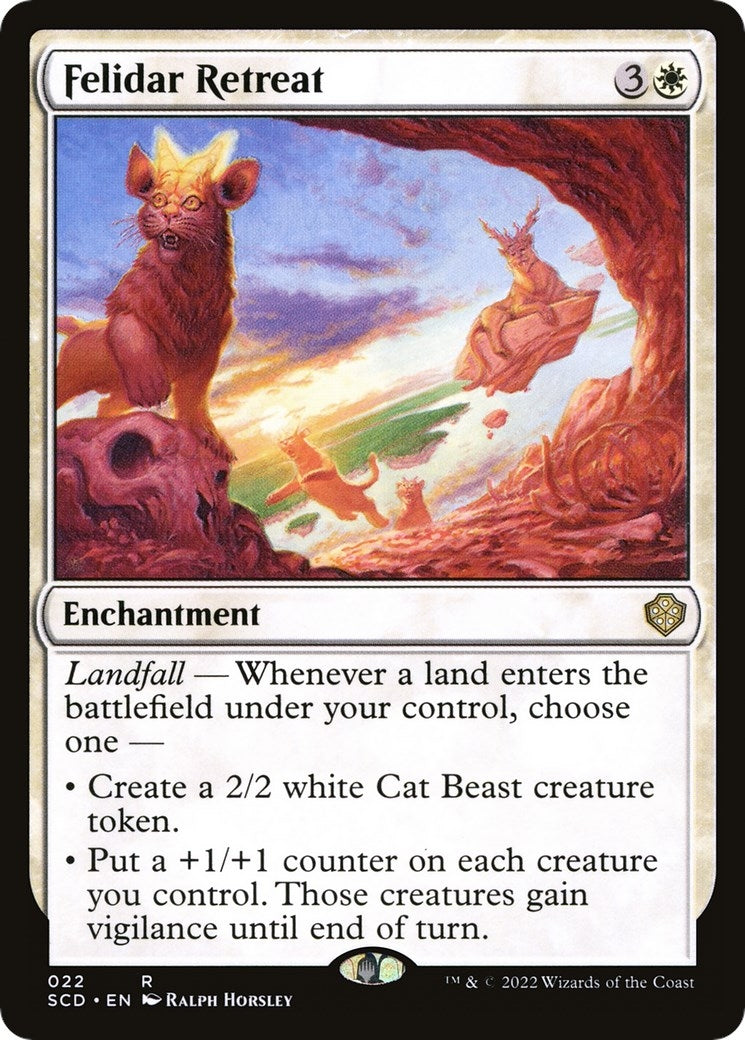 Image for Felidar Retreat (22) [Starter Commander Decks] - Magic: The Gathering